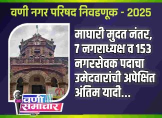 📢 अर्ज माघारी मुदत नंतर, नगराध्यक्ष व प्रभागवार नगरसेवक पदाचा उमेदवारांची अपेक्षित अंतिम यादी…