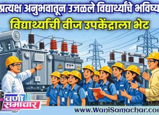 ⚒ प्रत्यक्ष अनुभवातून उजळले विद्यार्थ्यांचे भविष्य ! पॉलिटेक्निकच्या विद्यार्थ्यांची वीज उपकेंद्राला भेट !