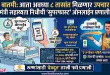 🏥 आता उपचारासाठी पैसे मिळणार अवघ्या ८ तासांत; मुख्यमंत्री सहाय्यता निधीचा मोठा निर्णय !