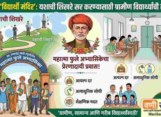 🎯 वणीतील ‘विद्यार्थी मंदिर’: यशाची शिखरे सर करण्यासाठी ग्रामीण विद्यार्थ्यांची संजीवनी; ‘महात्मा फुले अभ्यासिकेचा’ प्रेरणादायी प्रवास !